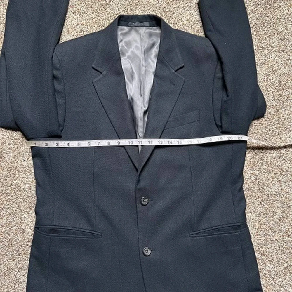 Ralph Lauren Classic Blazer Jacket Viscose Blend Navy Blue Mens Size 40R